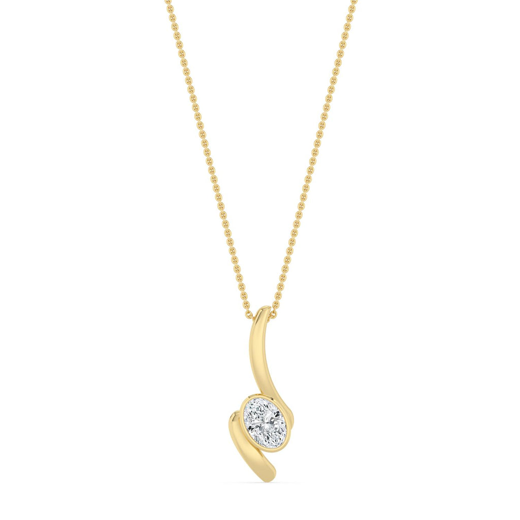 Lab Grown Diamond PENDANT 1.00 ctw PSP210213OV-1