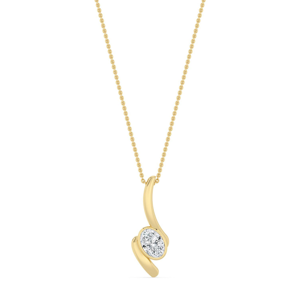 Lab Grown Diamond PENDANT 1.00 ctw PSP210213OV-1