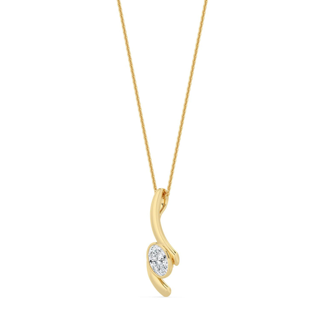 Lab Grown Diamond PENDANT 1.00 ctw PSP210213OV-1