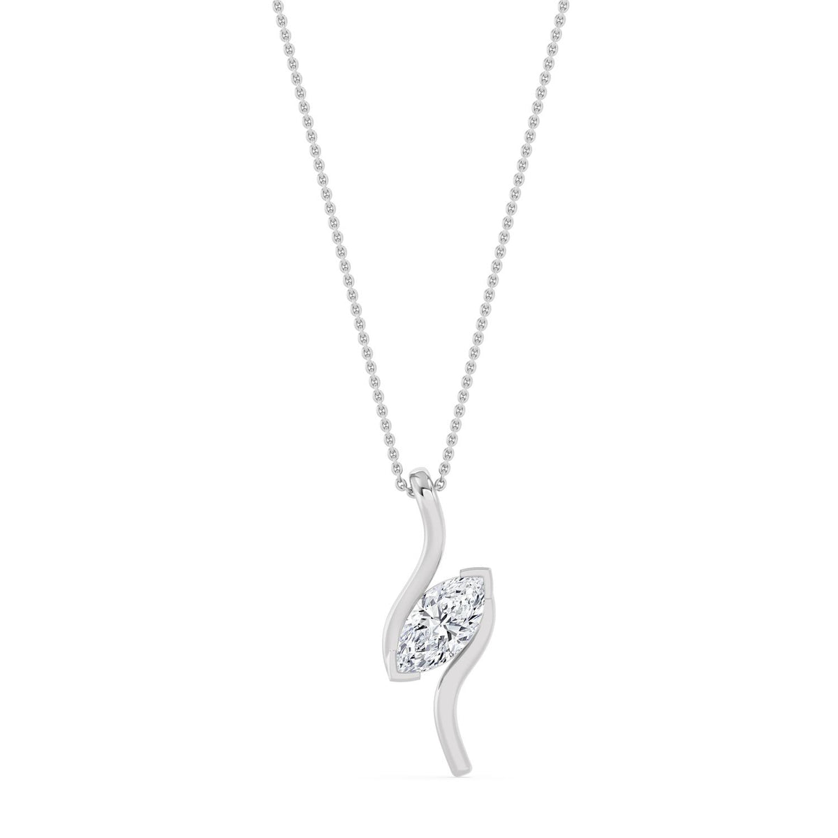 Lab Grown Diamond PENDANT 1.50 ctw PSP210214MQ-1.50CT