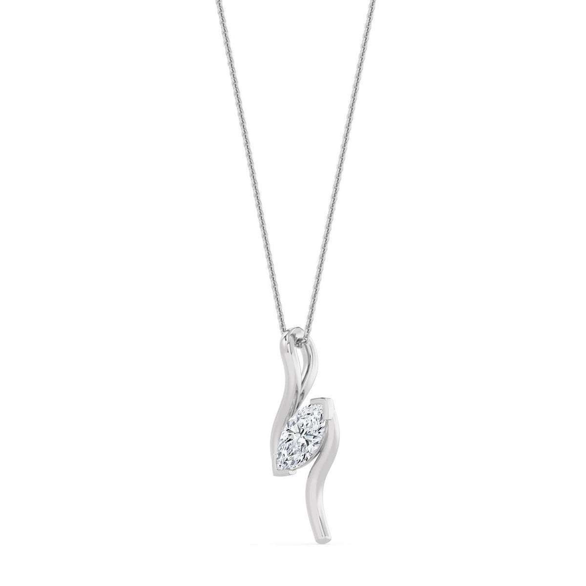 Lab Grown Diamond PENDANT 1.50 ctw PSP210214MQ-1.50CT