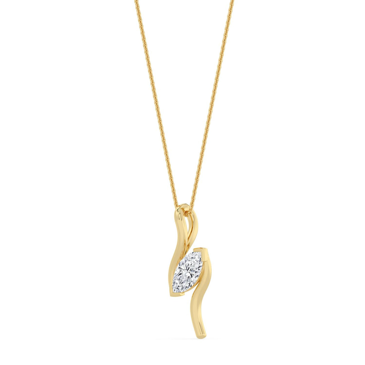 Lab Grown Diamond PENDANT 1.50 ctw PSP210214MQ-1.50CT
