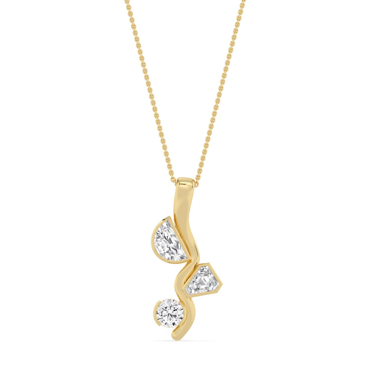 Lab Grown Diamond PENDANT 2.98 ctw PSP210217-2.75CT