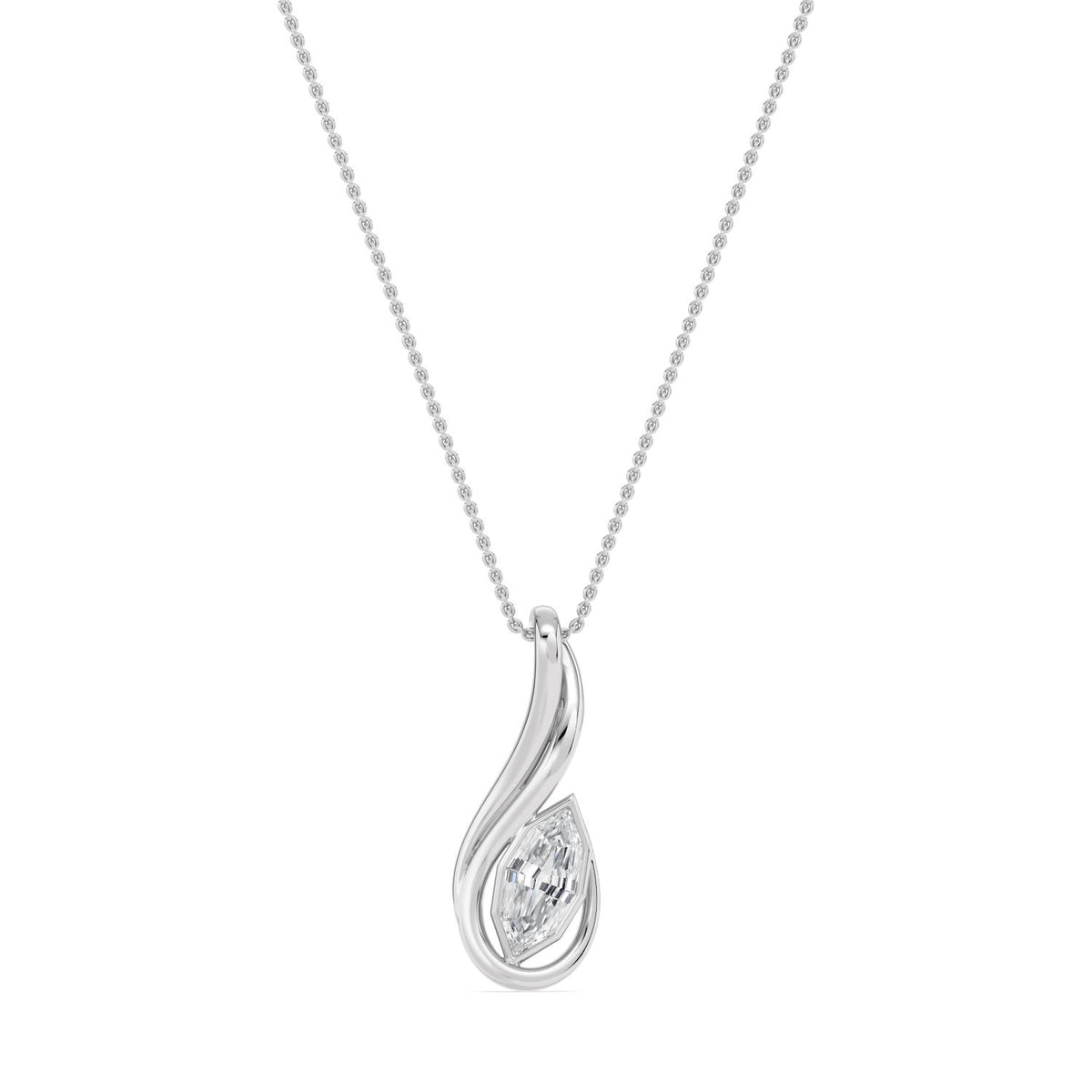 Lab Grown Diamond PENDANT 1.72 ctw PSP210220SMQ-1.50CT