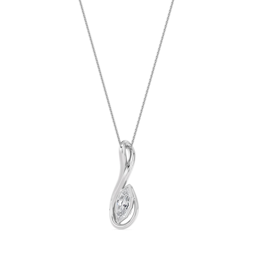 Lab Grown Diamond PENDANT 1.72 ctw PSP210220SMQ-1.50CT