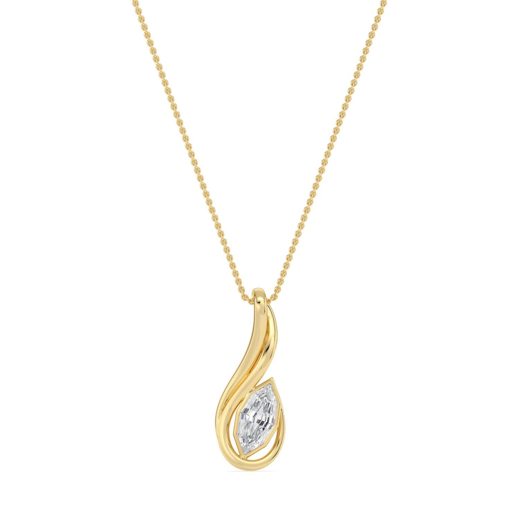 Lab Grown Diamond PENDANT 1.72 ctw PSP210220SMQ-1.50CT