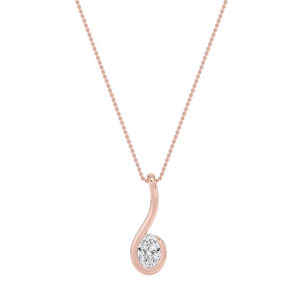 Lab Grown Diamond PENDANT 1.50 ctw PSP210221OV-1.50CT