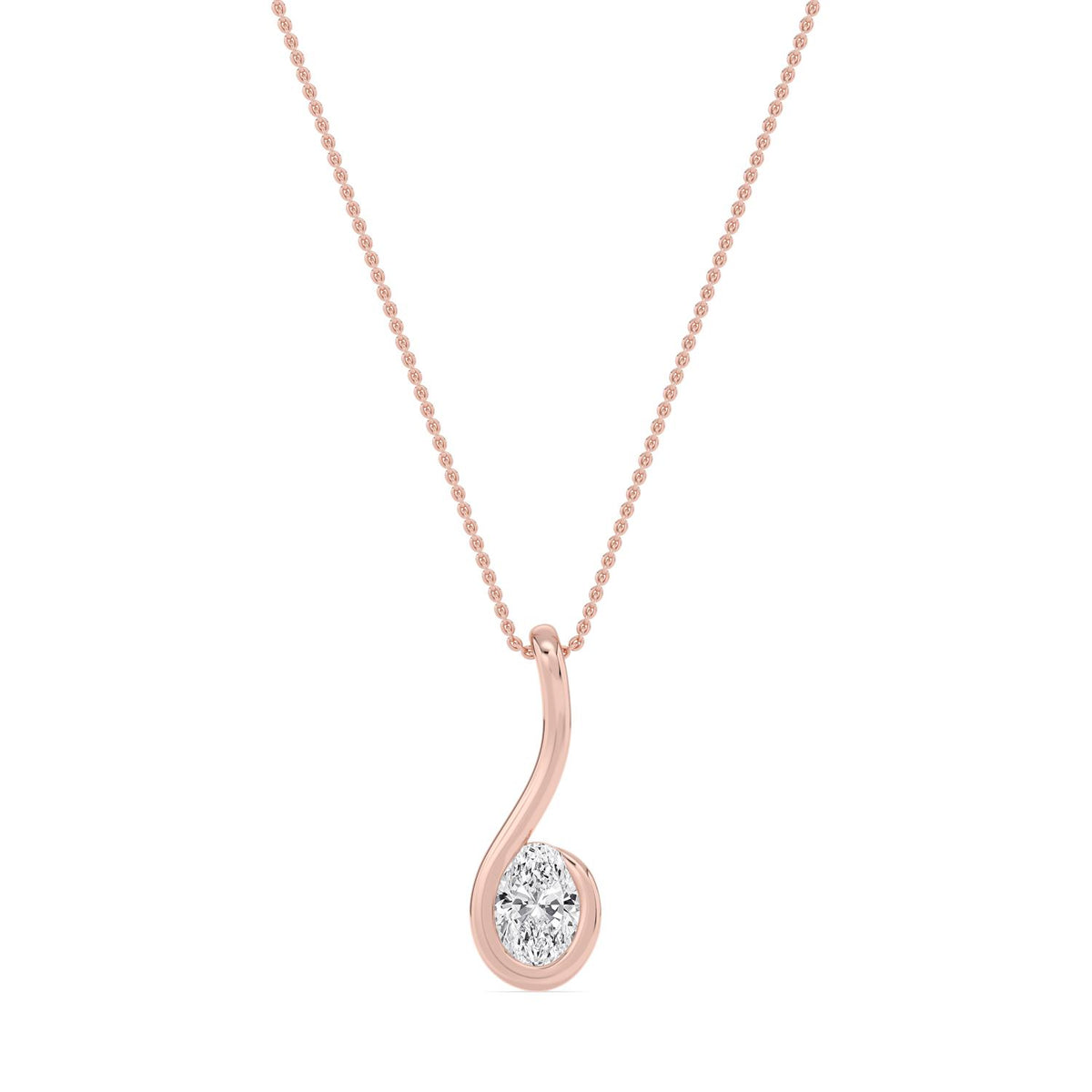 Lab Grown Diamond PENDANT 1.50 ctw PSP210221OV-1.50CT
