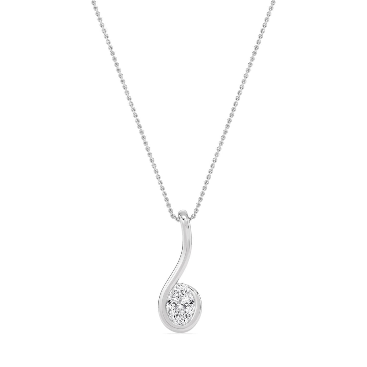 Lab Grown Diamond PENDANT 1.50 ctw PSP210221OV-1.50CT