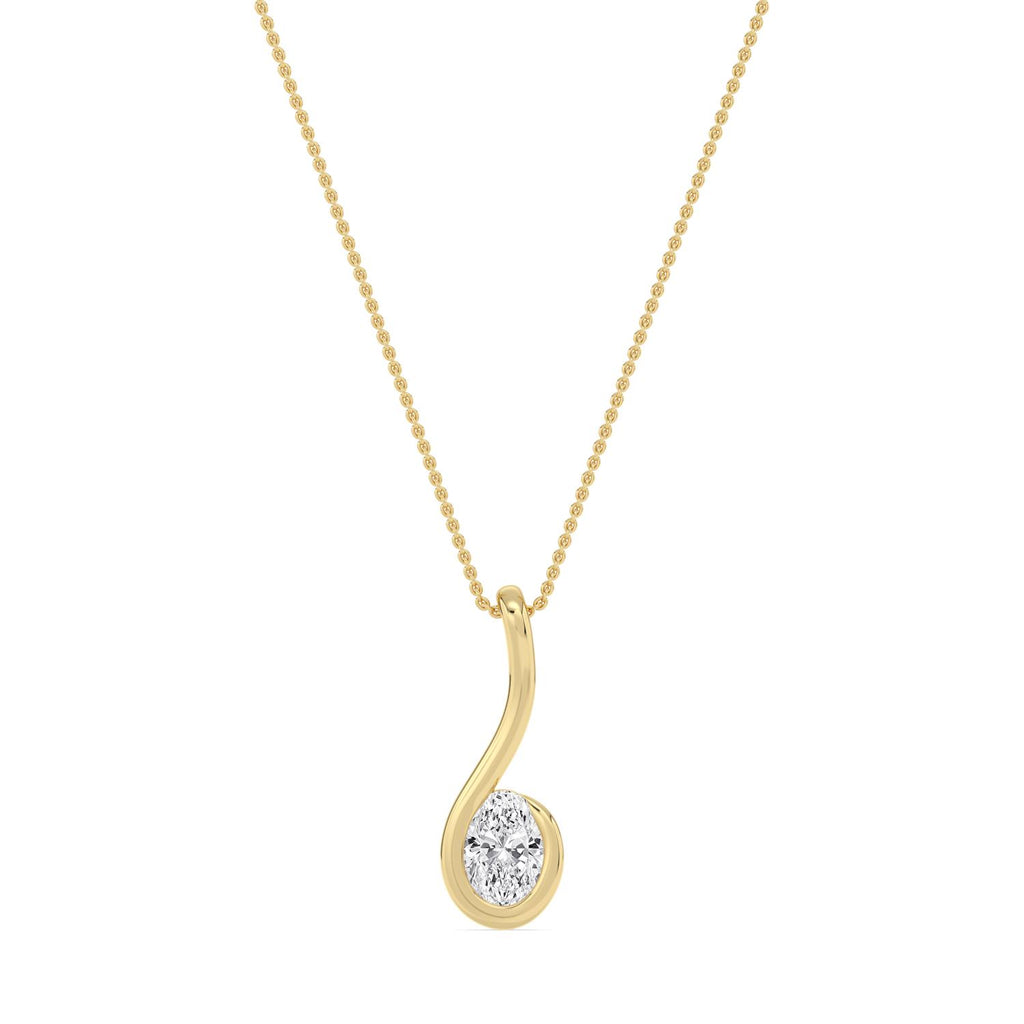 Lab Grown Diamond PENDANT 1.50 ctw PSP210221OV-1.50CT
