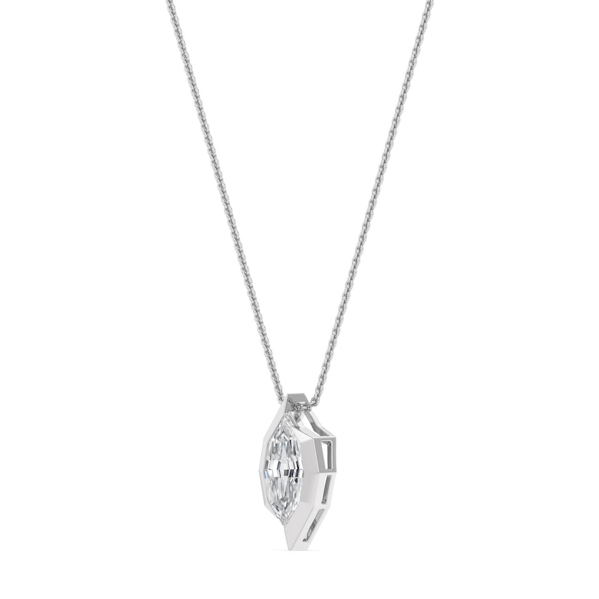Lab Grown Diamond PENDANT 1.50 ctw PSP210222SMQ-1.50CT