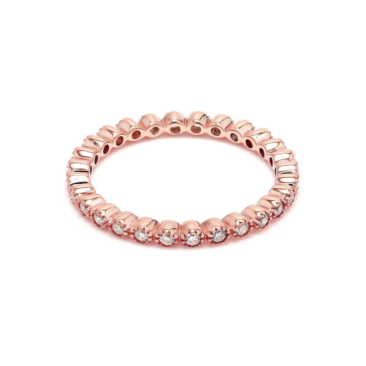 0.37 ct. tw. Round Cut Lab Grown Diamond Eternity Band R53676-0.38CT