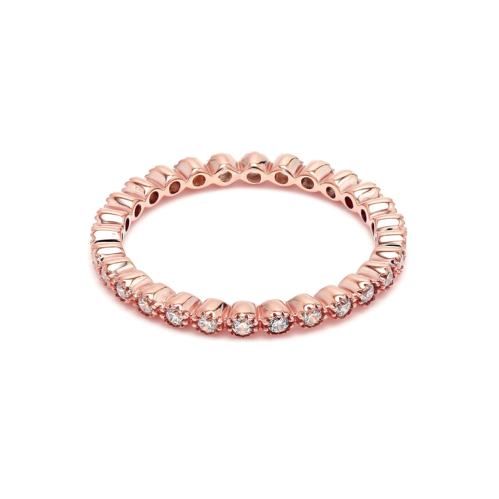 0.37 ct. tw. Round Cut Lab Grown Diamond Eternity Band R53676-0.38CT