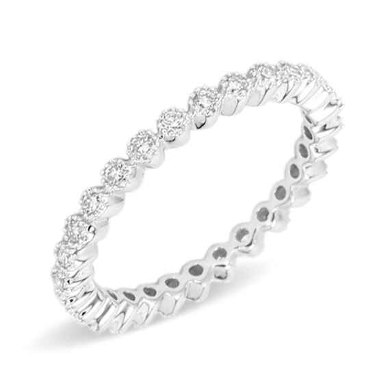 0.37 ct. tw. Round Cut Lab Grown Diamond Eternity Band R53676-0.38CT
