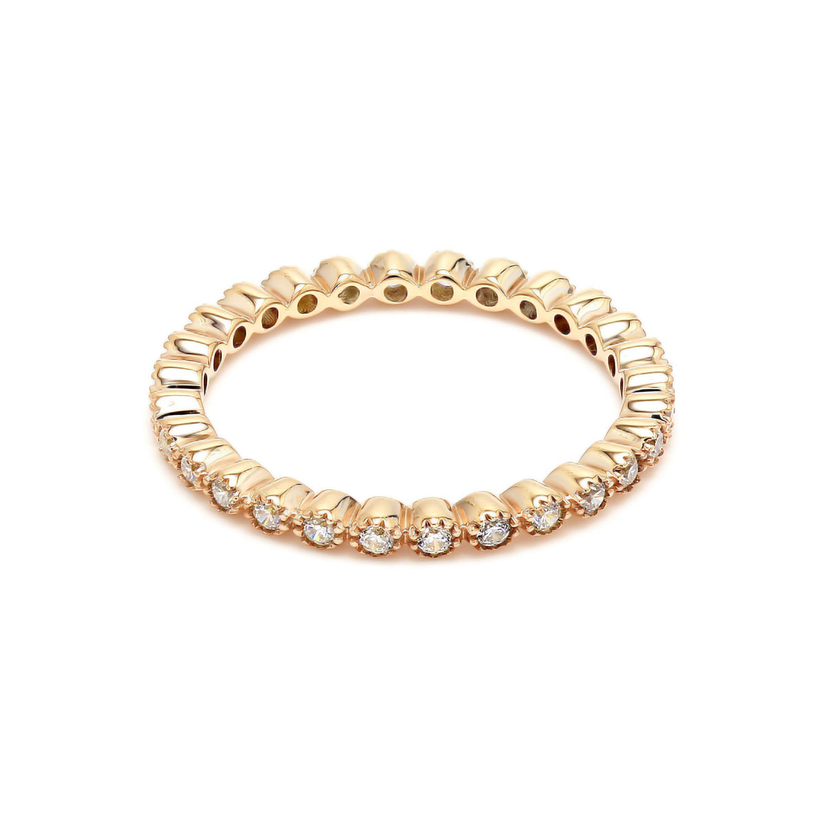 0.37 ct. tw. Round Cut Lab Grown Diamond Eternity Band R53676-0.38CT