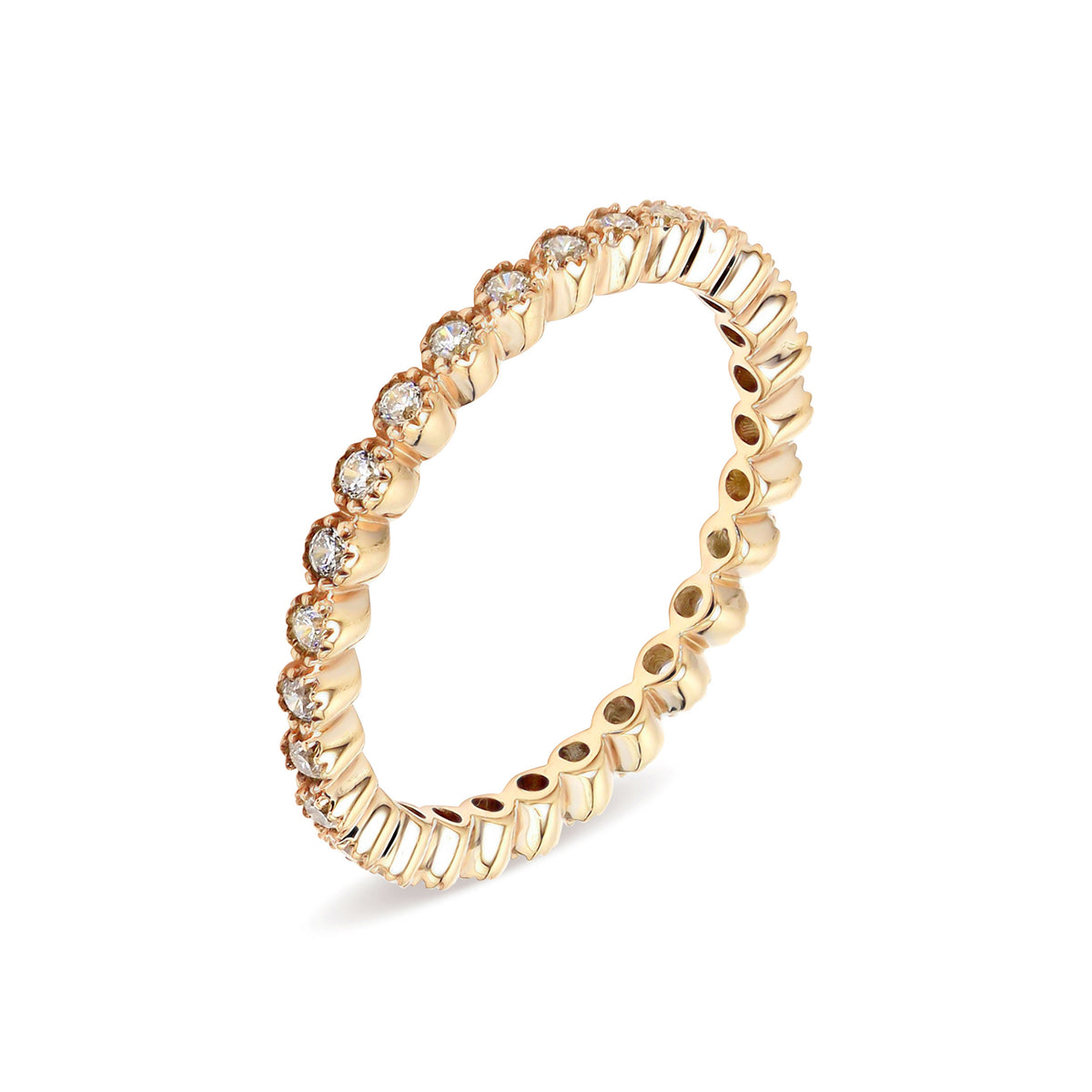 0.37 ct. tw. Round Cut Lab Grown Diamond Eternity Band R53676-0.38CT