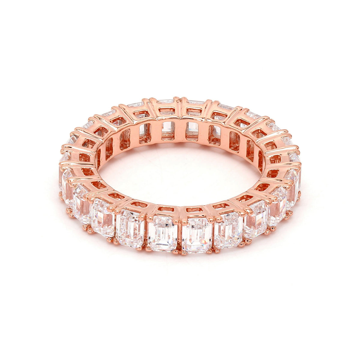 4.90 ct. tw. Emerald Cut Lab Grown Diamond Eternity Band R53958
