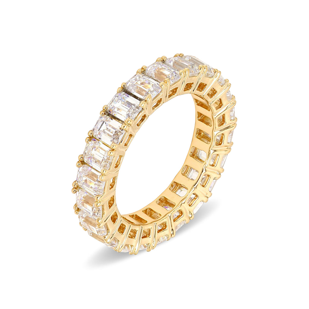 4.90 ct. tw. Emerald Cut Lab Grown Diamond Eternity Band R53958