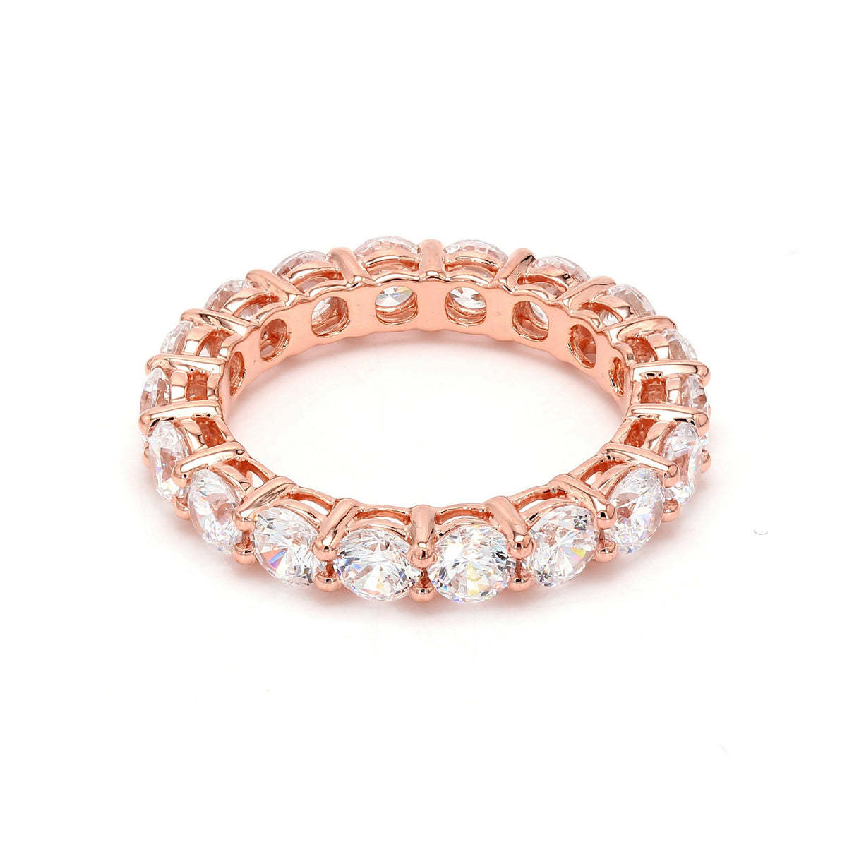 3.42 ct. tw. Round Cut Lab Grown Diamond Eternity Band R53959-3.68CTB