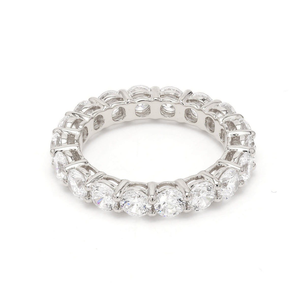 3.42 ct. tw. Round Cut Lab Grown Diamond Eternity Band R53959-3.68CTB