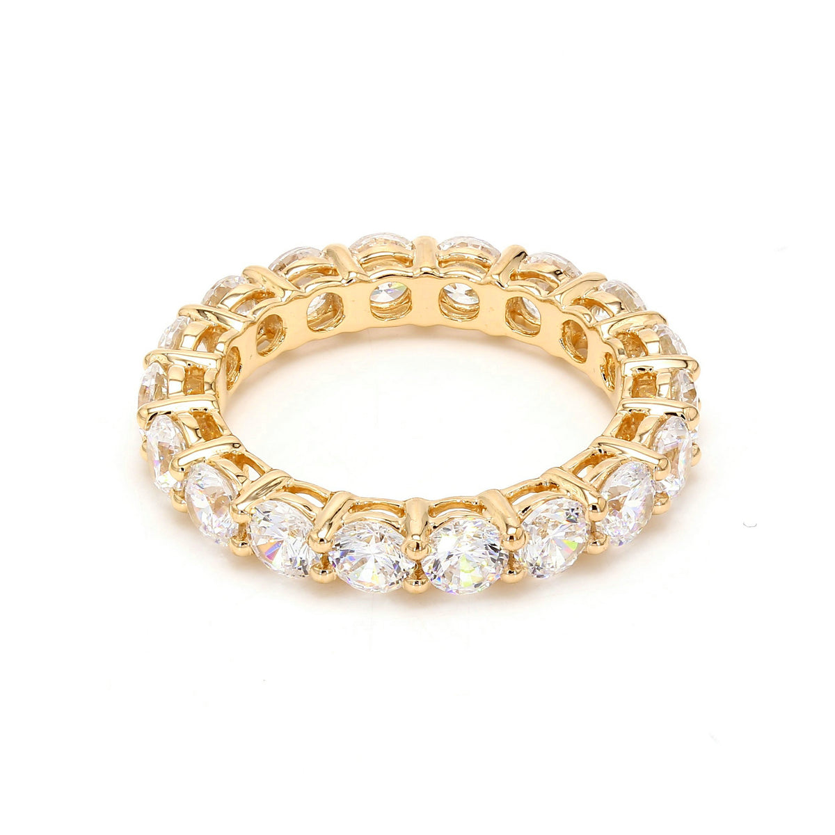 3.42 ct. tw. Round Cut Lab Grown Diamond Eternity Band R53959-3.68CTB