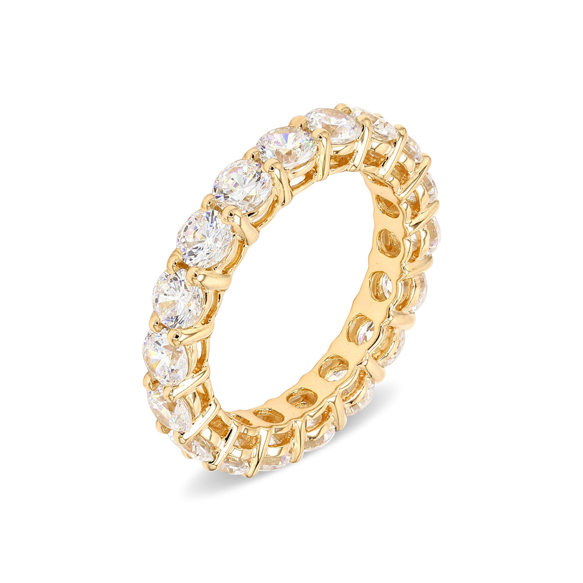 3.42 ct. tw. Round Cut Lab Grown Diamond Eternity Band R53959-3.68CTB