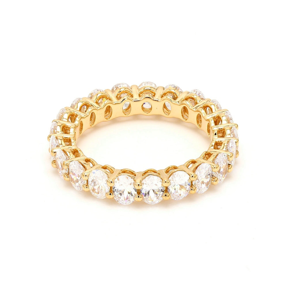 3 ct. tw. Oval Shape Lab Grown Diamond Eternity Band R53960OV-3B