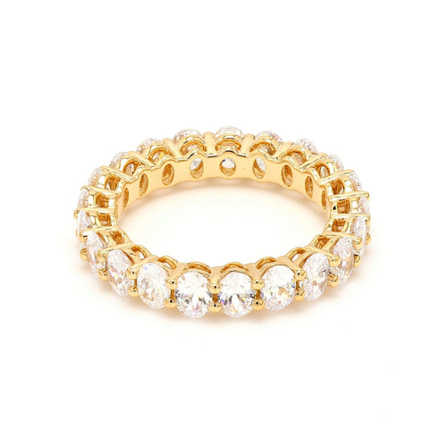 3 ct. tw. Oval Shape Lab Grown Diamond Eternity Band R53960OV-3B