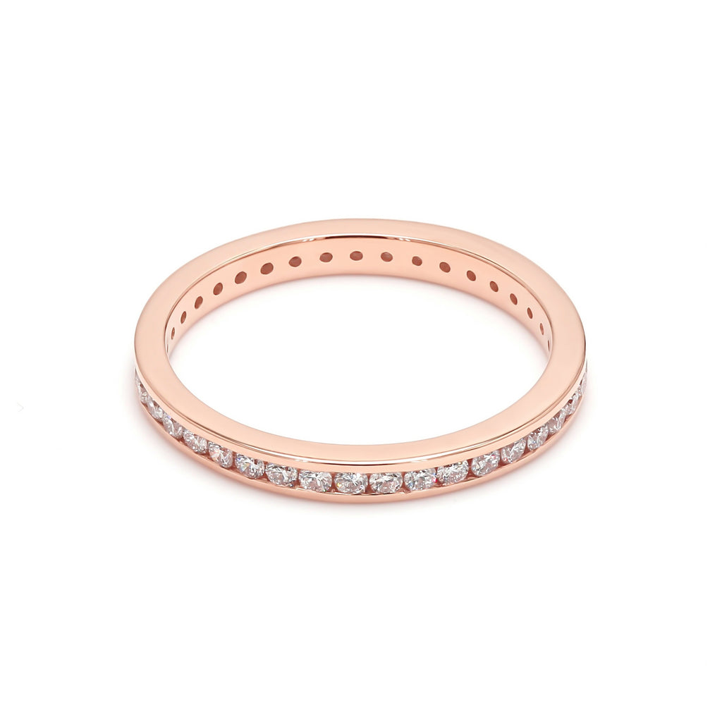 0.57 ct. tw. Round Cut Lab Grown Diamond Eternity Band R54045-0.50CT