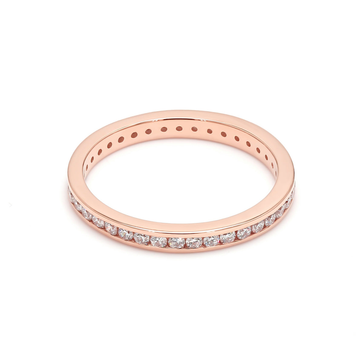 0.57 ct. tw. Round Cut Lab Grown Diamond Eternity Band R54045-0.50CT