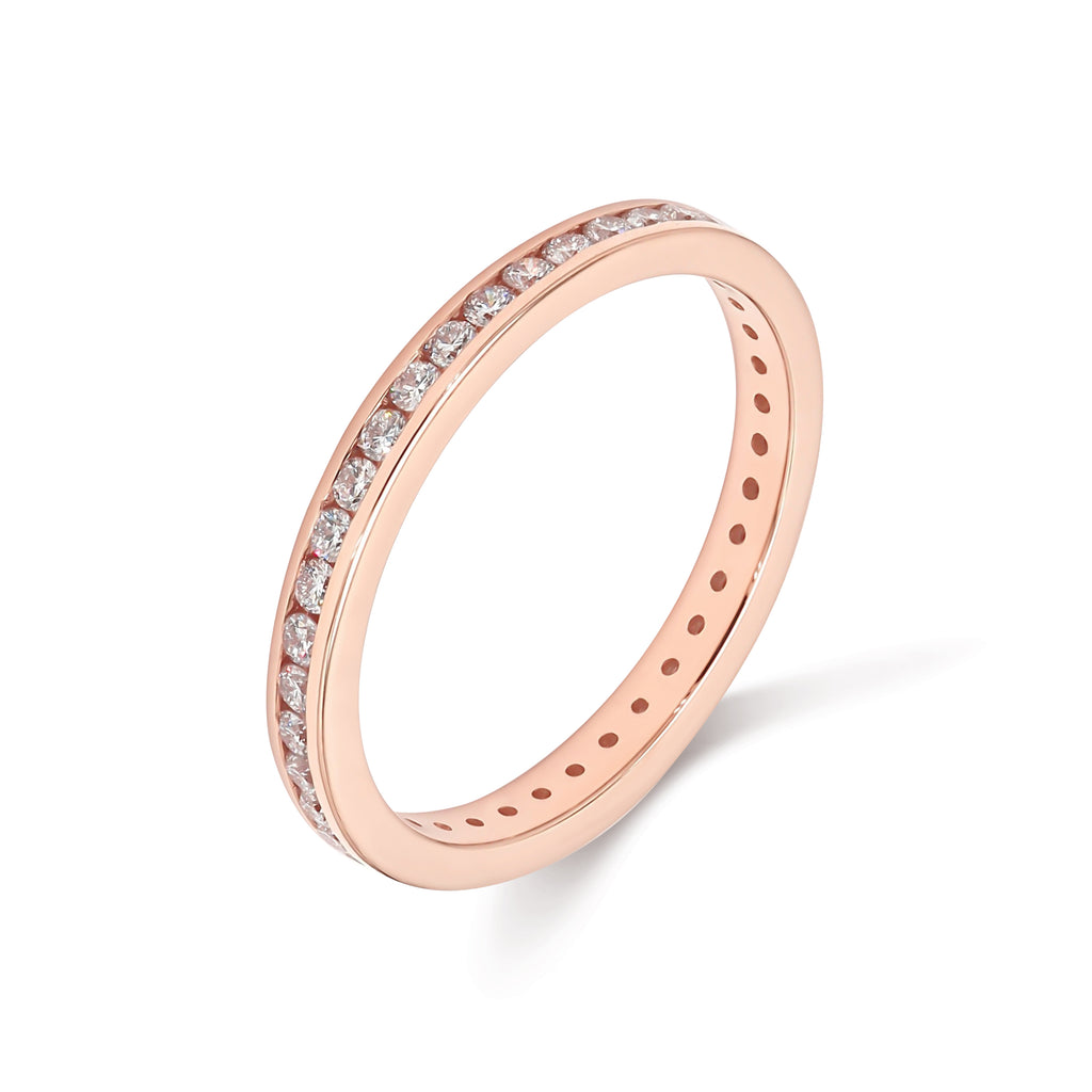0.57 ct. tw. Round Cut Lab Grown Diamond Eternity Band R54045-0.50CT