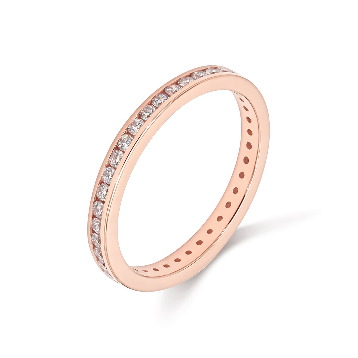 0.57 ct. tw. Round Cut Lab Grown Diamond Eternity Band R54045-0.50CT