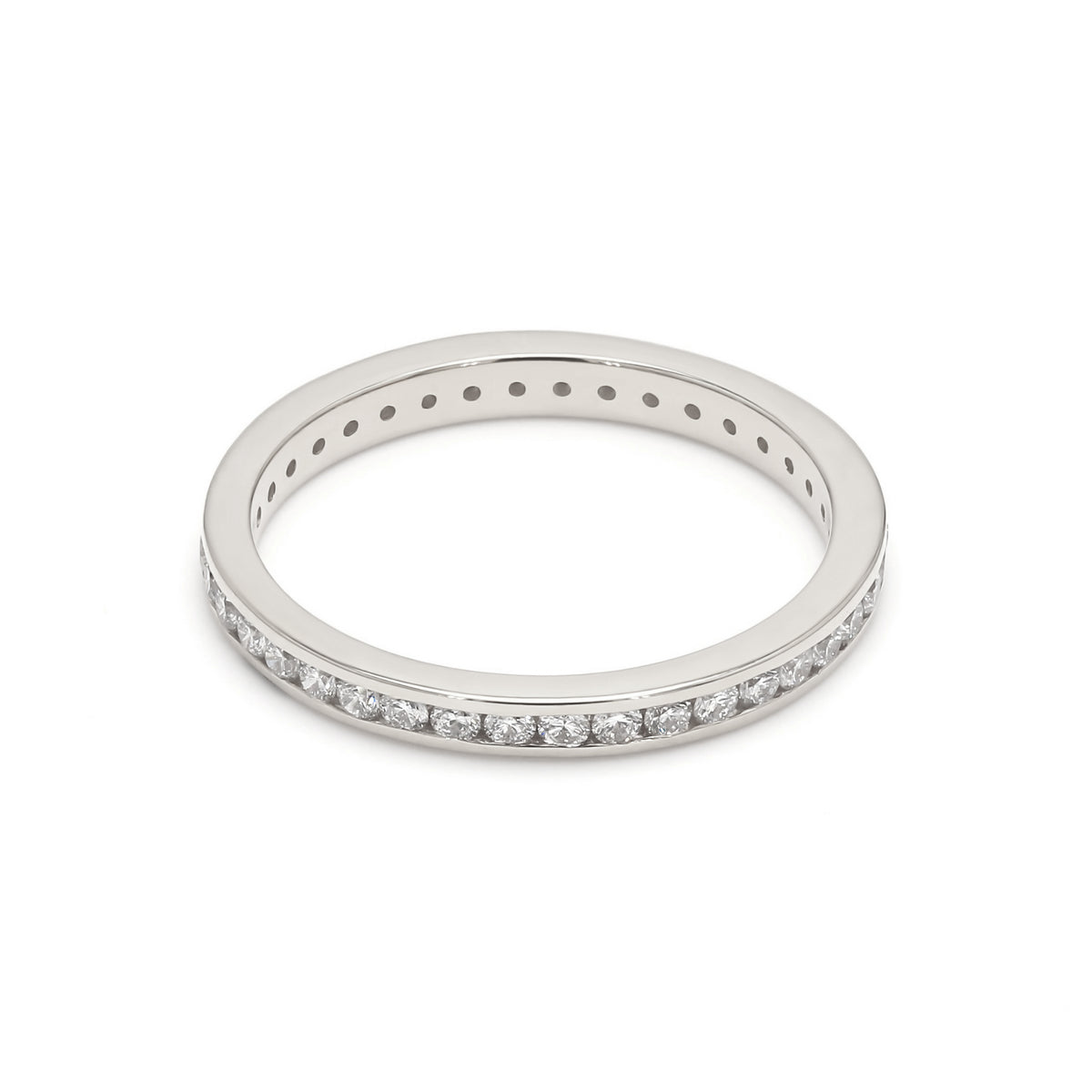 0.57 ct. tw. Round Cut Lab Grown Diamond Eternity Band R54045-0.50CT