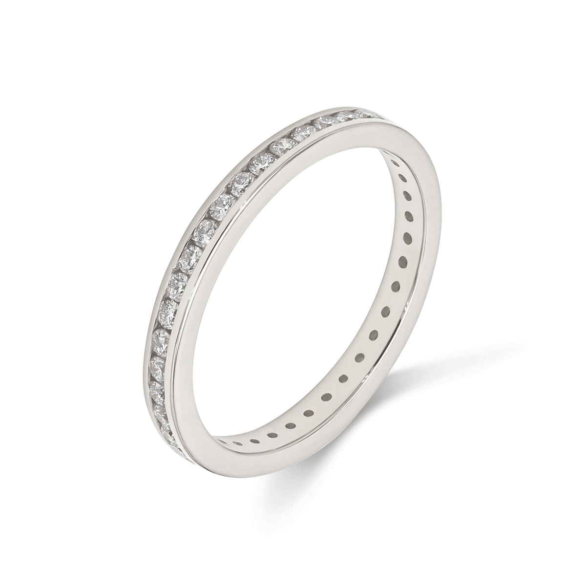0.57 ct. tw. Round Cut Lab Grown Diamond Eternity Band R54045-0.50CT