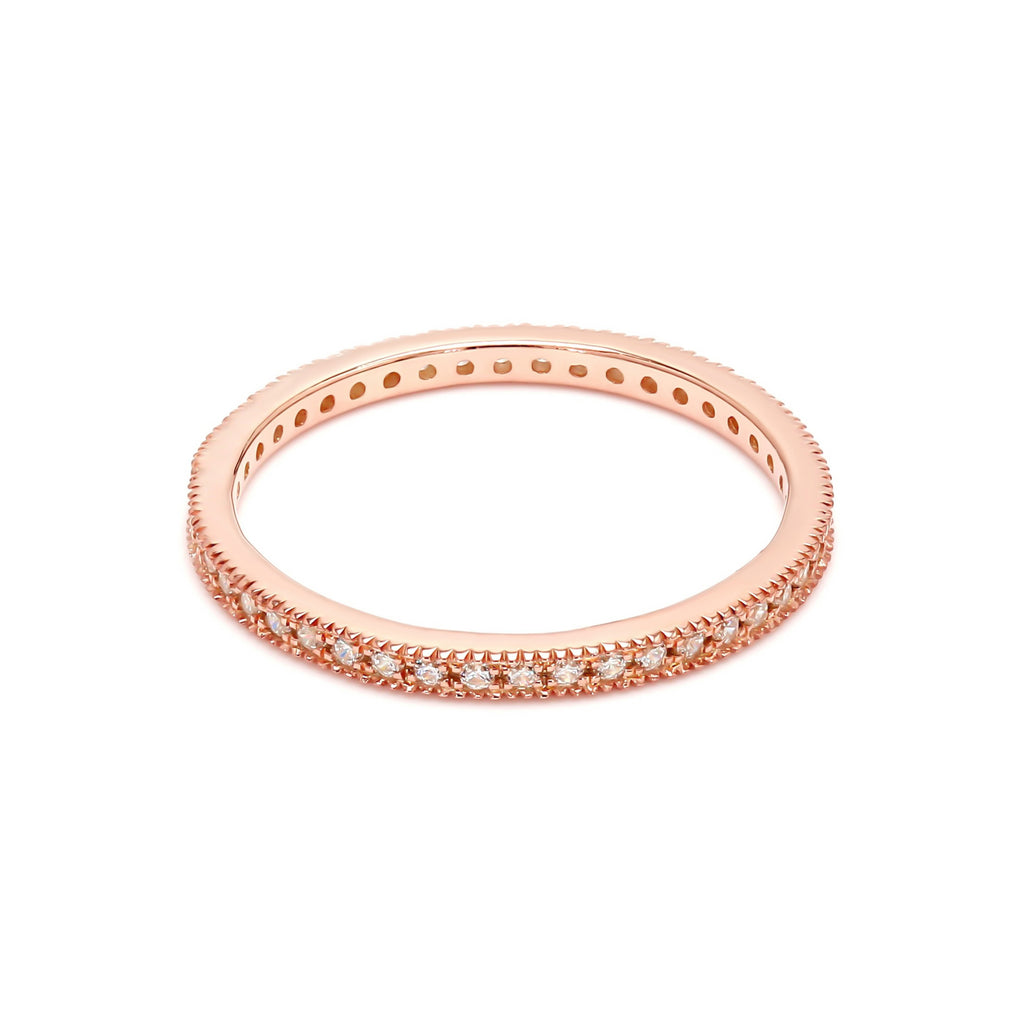 0.26 ct. tw. Round Cut Lab Grown Diamond Eternity Band R54046-0.25CT