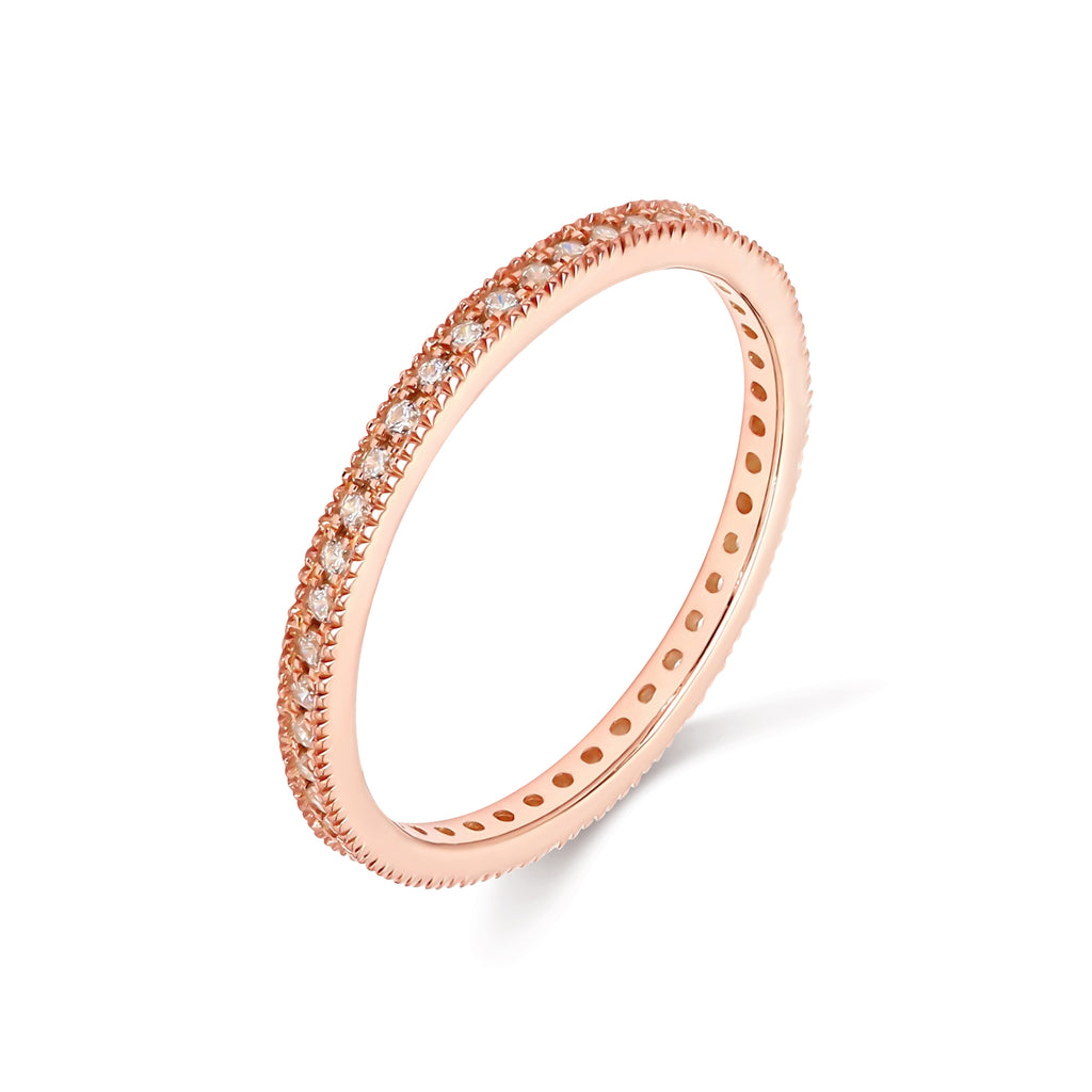0.26 ct. tw. Round Cut Lab Grown Diamond Eternity Band R54046-0.25CT