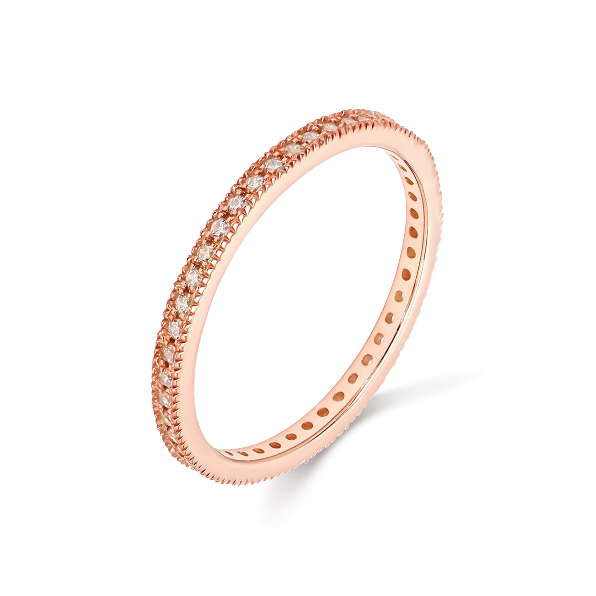 0.26 ct. tw. Round Cut Lab Grown Diamond Eternity Band R54046-0.25CT