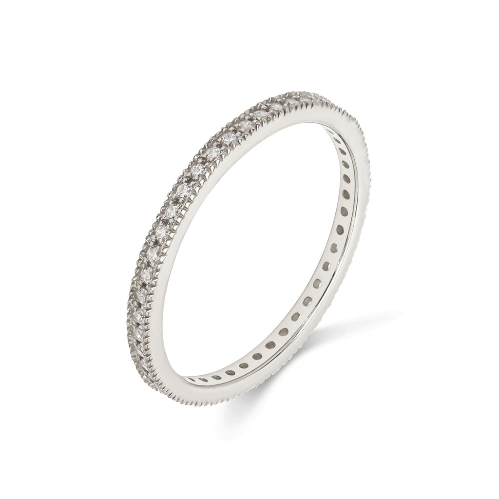0.26 ct. tw. Round Cut Lab Grown Diamond Eternity Band R54046-0.25CT