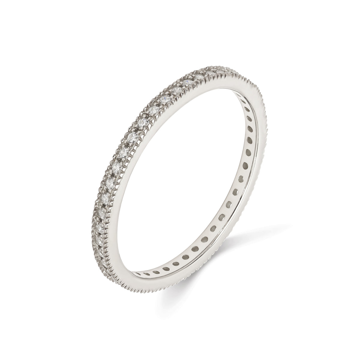 0.26 ct. tw. Round Cut Lab Grown Diamond Eternity Band R54046-0.25CT