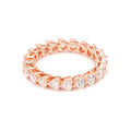 3.87 ct. tw. Heart Shape Lab Grown Diamond Eternity Band R54314HT-3.63CT
