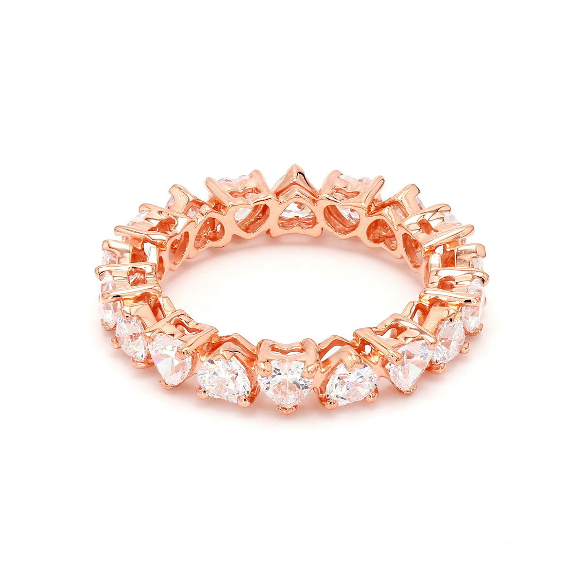 5.02 ct. tw. Heart Shape Lab Grown Diamond Eternity Band R54315