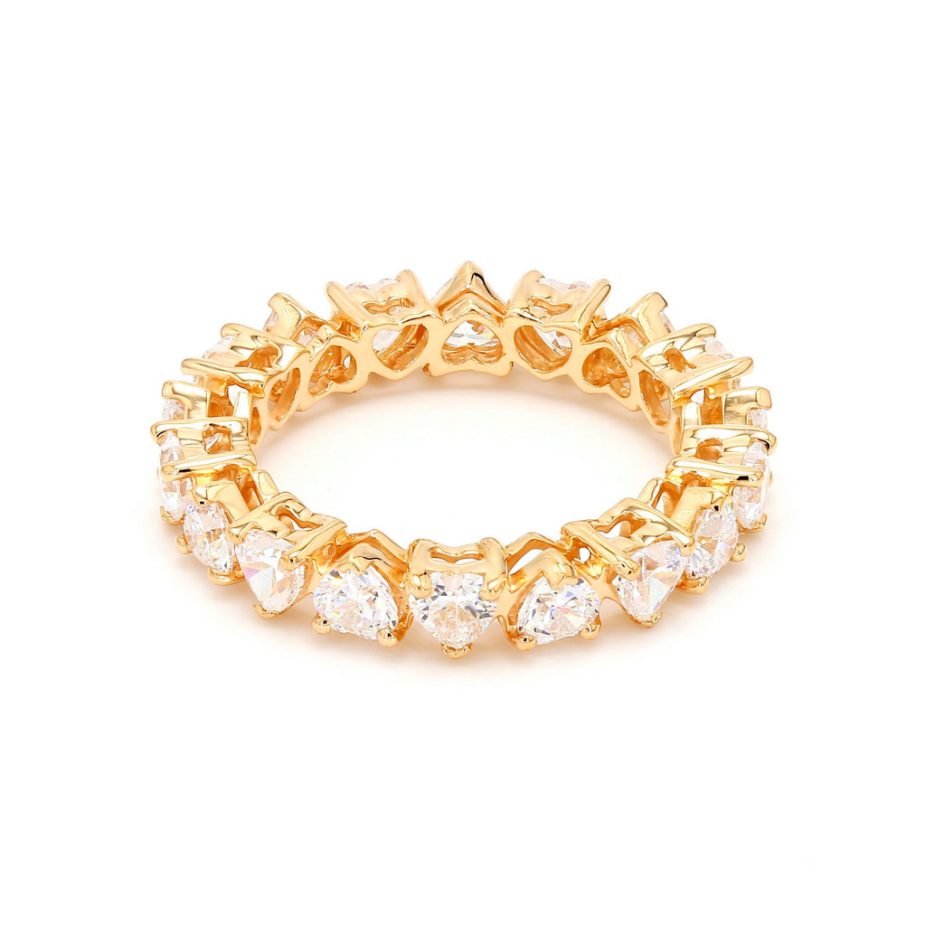 5.02 ct. tw. Heart Shape Lab Grown Diamond Eternity Band R54315