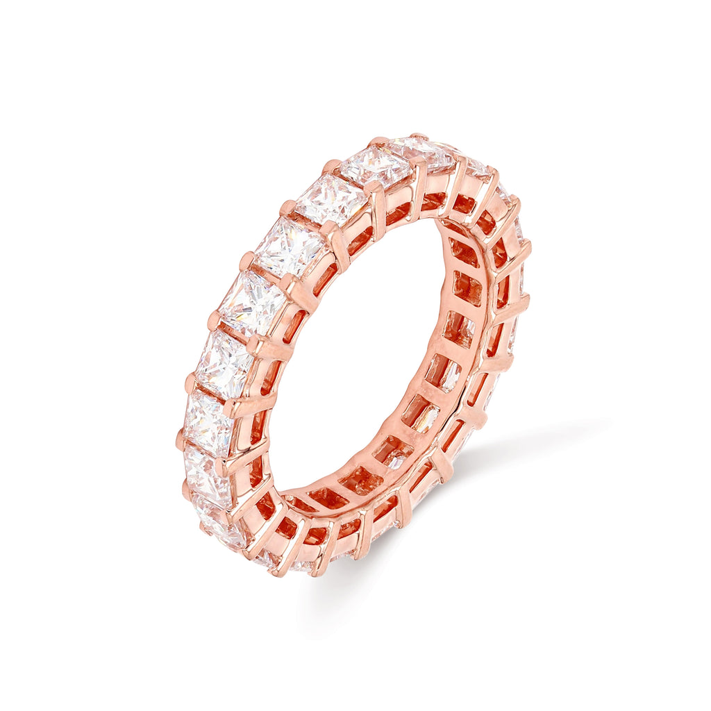 5.55 ct. tw. Princess Cut Lab Grown Diamond Eternity Band R54317