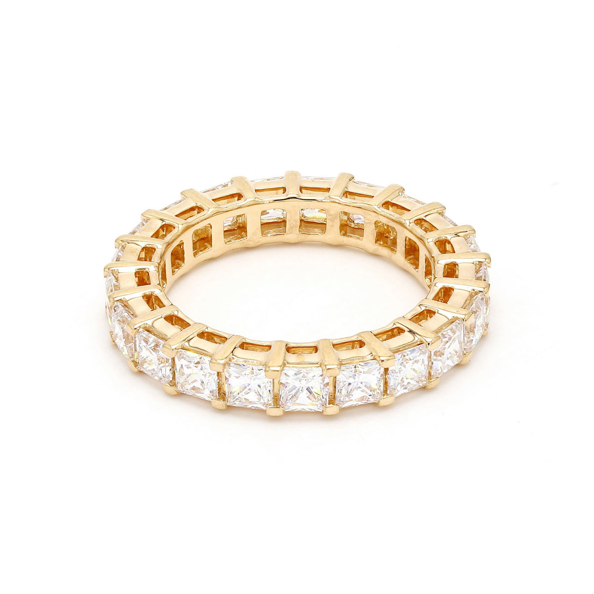 5.55 ct. tw. Princess Cut Lab Grown Diamond Eternity Band R54317