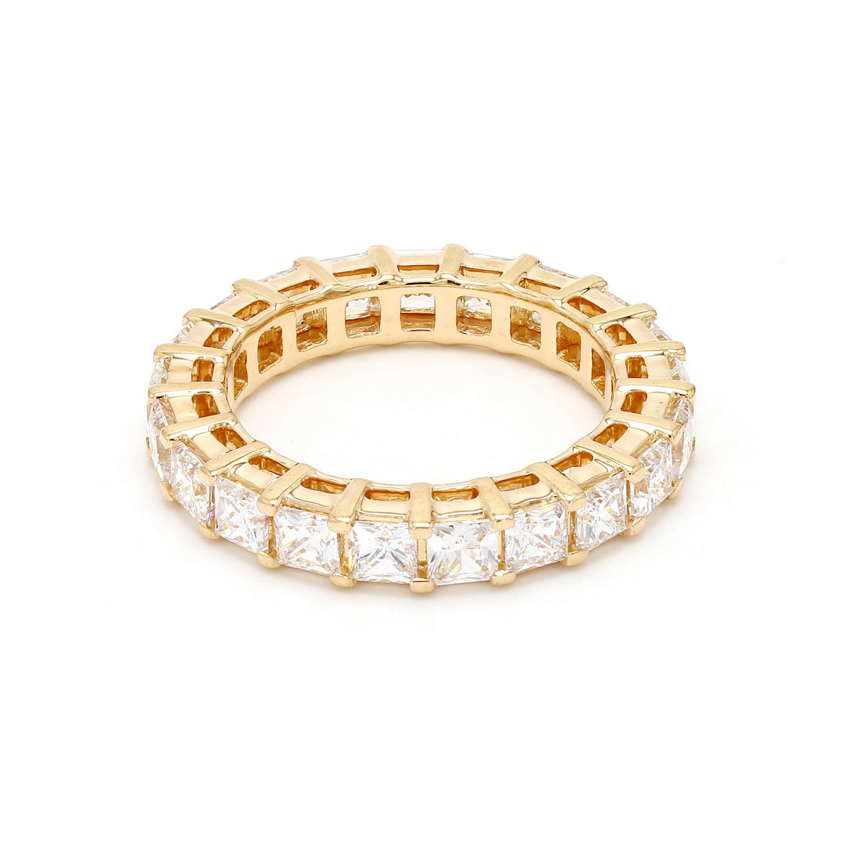 5.55 ct. tw. Princess Cut Lab Grown Diamond Eternity Band R54317
