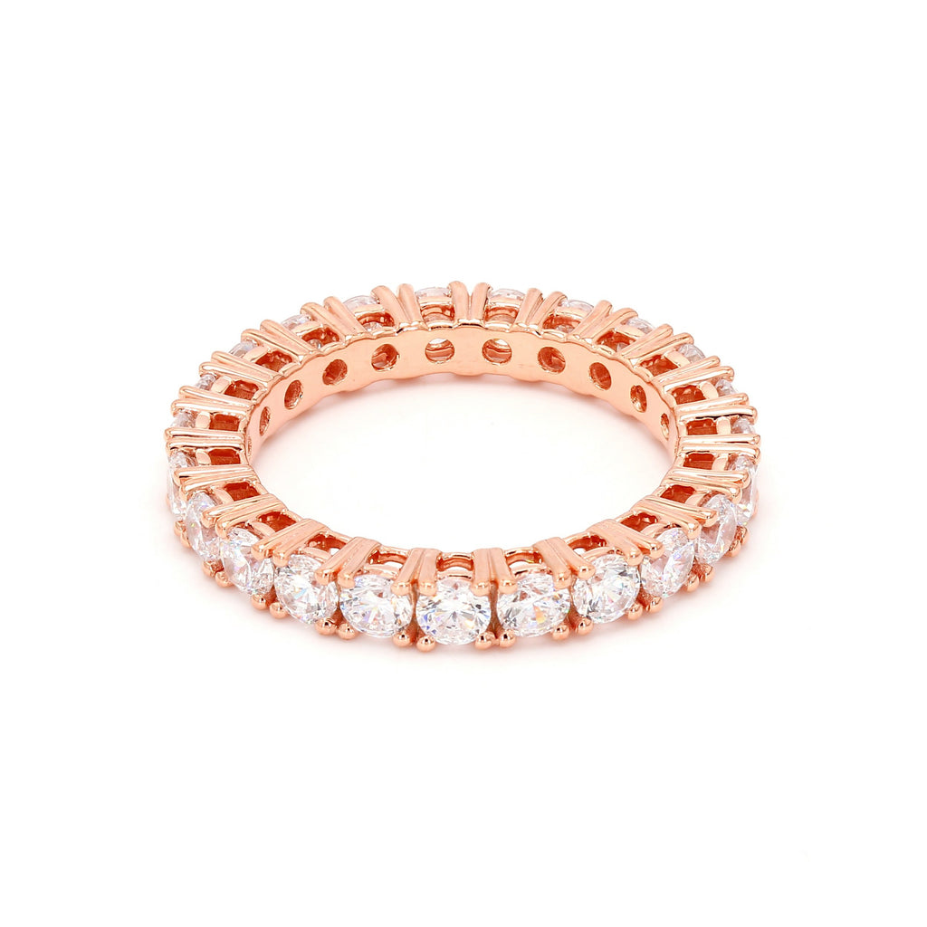 3.82 ct. tw. Round Cut Lab Grown Diamond Eternity Band R54325C