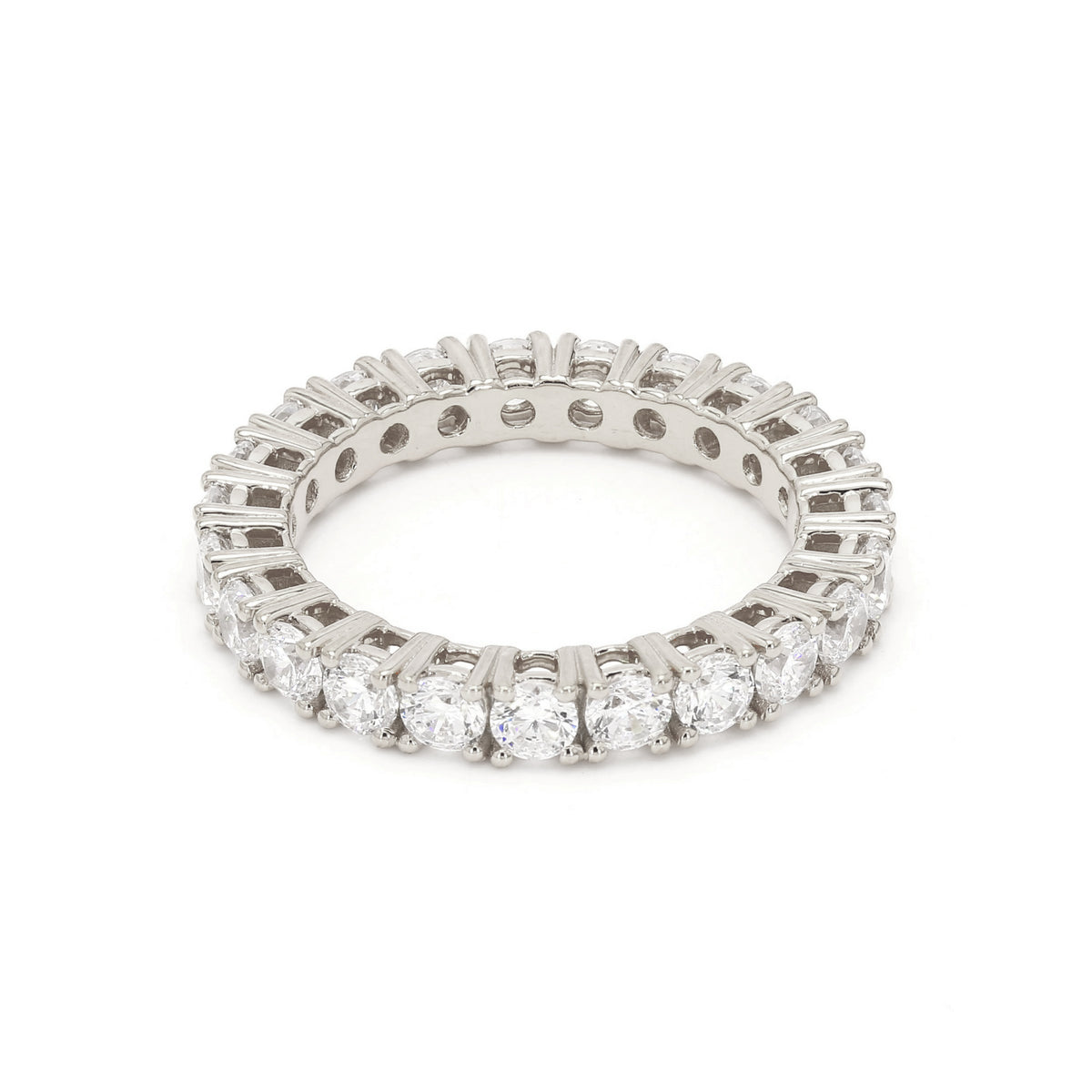 3.82 ct. tw. Round Cut Lab Grown Diamond Eternity Band R54325C