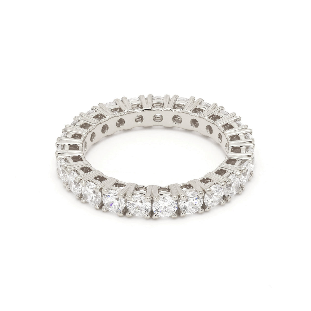 3.82 ct. tw. Round Cut Lab Grown Diamond Eternity Band R54325C