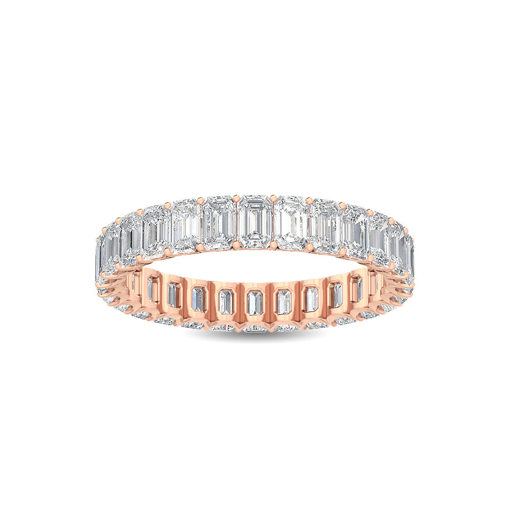 6.30 ct. tw. Emerald Cut Lab Grown Diamond Eternity Band R56076D