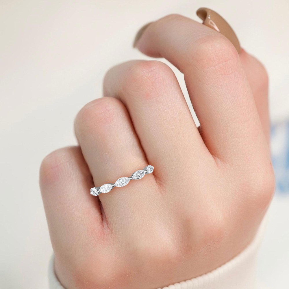 1.45 ct. tw. Marquise Cut Lab Grown Diamond Eternity Band R56682MQ-1.25CTB